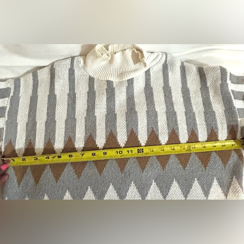 NWOT..Cozy Cotton Oversized Knit Pullover Sweater Women’s size small - Picture 11 of 13